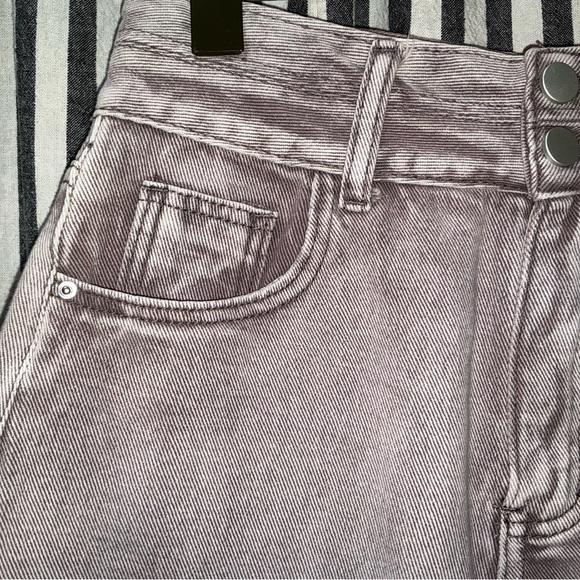 NWT Blue B Collection Brand mauve Shorts denim feel fit XS S M run small - Picture 3 of 7